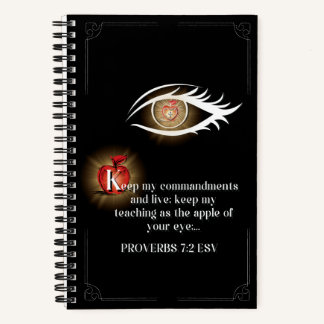 Illuminiertes Journal K Notizbuch