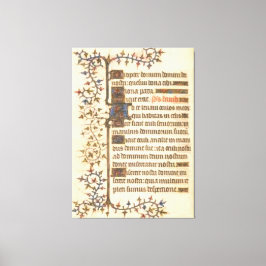 Illuminiertes Manuskript-Poster Leinwanddruck