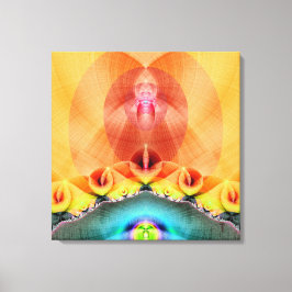 Illuminöse gearbeitete Canvas Print Leinwanddruck