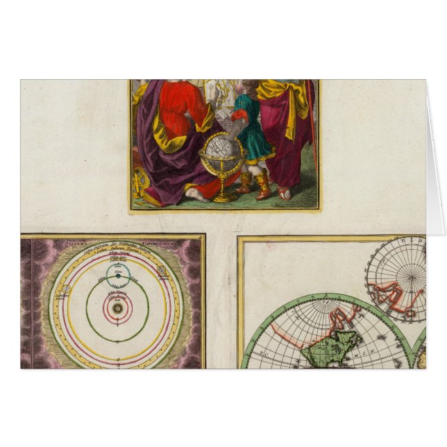 Illus Titel Seite Sonnensystem Charte vom Globo (Vorderseite (Horizontal))