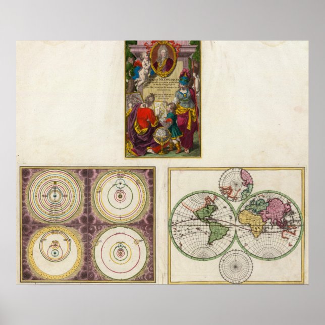 Illus Title Page Solar System, Charte vom Globo Poster (Vorne)