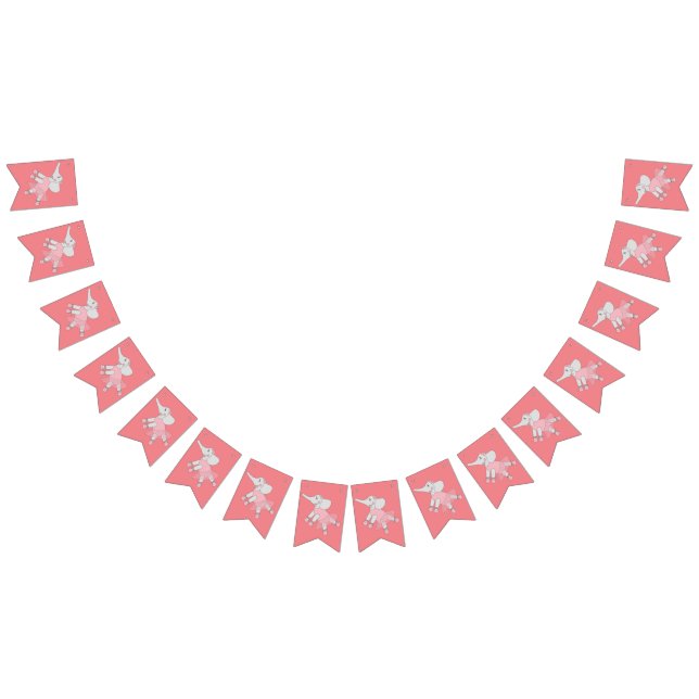 illusima Ballerina Elephant Peach Wimpelkette (Alle)