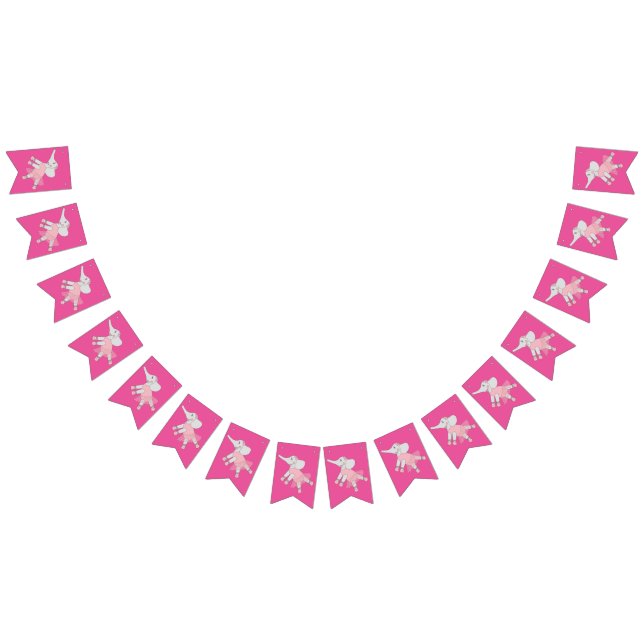 illusima Ballerina Elephant Pink Wimpelkette (Alle)