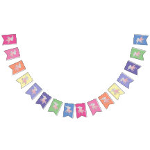 illusima Ballerina Elephant Rainbow Bunting Flags