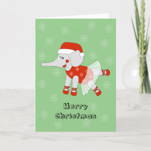 illusima Ballerina Elephant Weihnachten Schneefloc