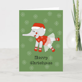 illusima Ballerina Elephant Weihnachten Schneefloc