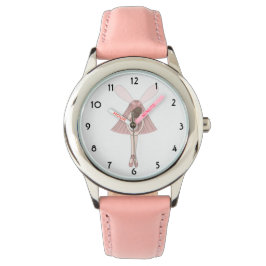 illusima Ballerina Fairy Pink Kinder aufpassen Armbanduhr