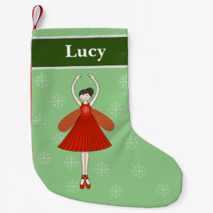illusima Ballerina Fee Weihnachten Schneeflocken Kleiner Weihnachtsstrumpf