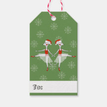 illusima Ballerina Mäuse Weihnachten Schneeflocken