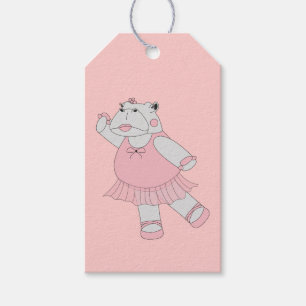 illusima Ballerina Nilpferd Hellrosa Geschenkanhänger