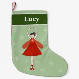 illusima Ballerina Weihnachten Snowflakes Sma Kleiner Weihnachtsstrumpf