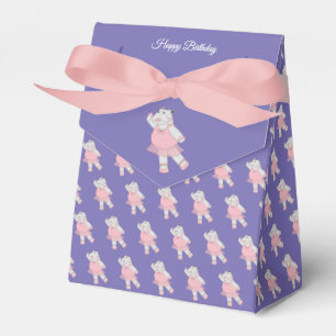 illusima Ballett Nilpferd Lila Geburtstagsgeschenk Geschenkschachtel