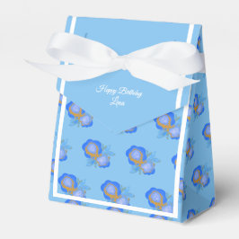 illusima Blue Golden Rose Blue Birthday Geschenk/ Geschenkschachtel