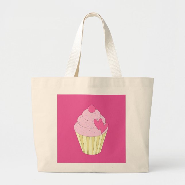 illusima Decorated Cupcake Jumbo Stoffbeutel (Vorne)