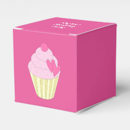 illusima dekoriert Cupcakes Geschenkschachtel