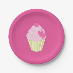 Illusima Design Pink Pappteller
