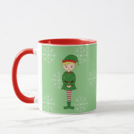 illusima Elf Boy Weihnachtsschneeflocken Light Gre Tasse