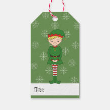 illusima Elf Jungen Weihnachten Schneeflocken Grün