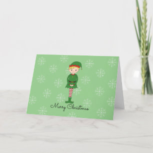 illusima Elf Jungen Weihnachten Schneeflocken Hell