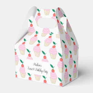 illusima Erdbeer-Frosting-Cupcakes Sweet 16 Geschenkschachtel