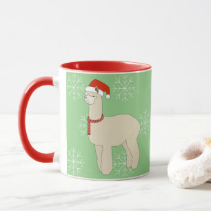 illusima Lamas Weihnachtsschneeflocken Tasse