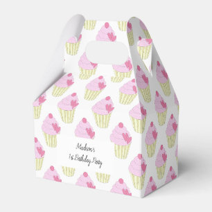 illusima leckere rosa Frosting Cupcakes 1. Geburts Geschenkschachtel