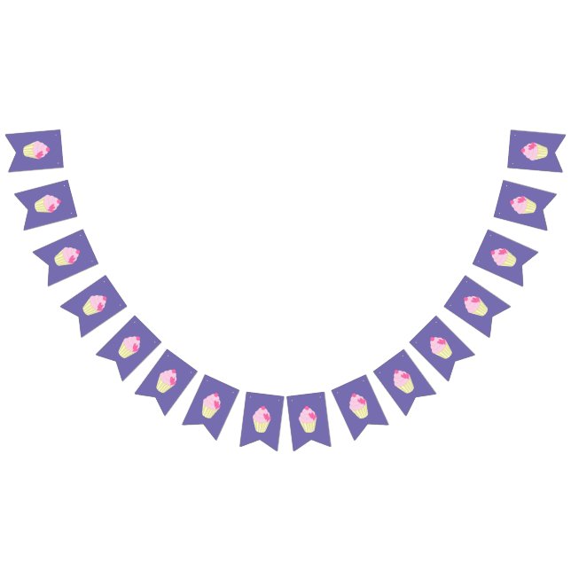 illusima Lila Wimpelkette (Alle)