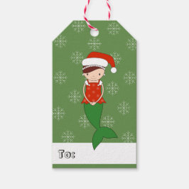 illusima Mermaid Weihnachtsschneeflocken Geschenkanhänger