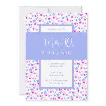 illusima Rainbow Stars Blue Girls 10. Geburtstag