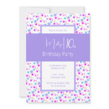 illusima Rainbow Stars Lila Girls 10. Geburtstag