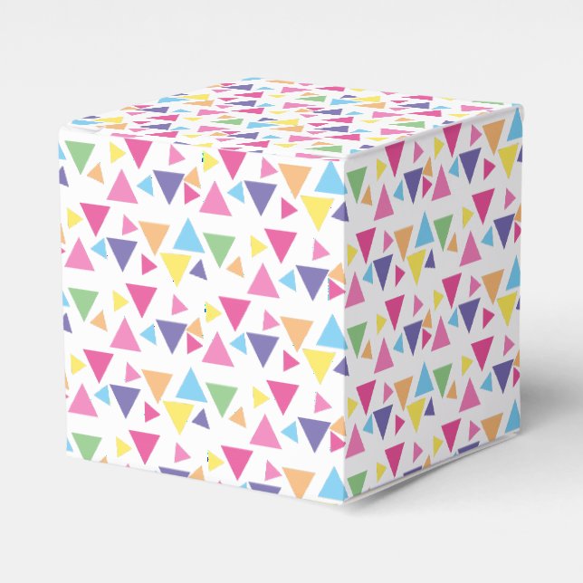illusima Regenbogen-Dreieck-Gunst-Box Geschenkschachtel (Vorderseite)
