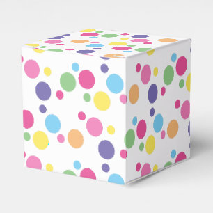 illusima Regenbogen Flecken und Punkte Party Geschenkschachtel