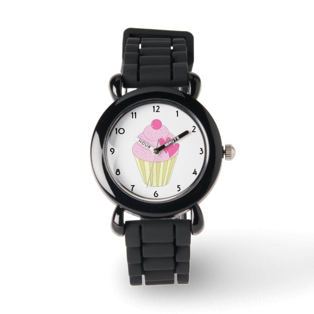 Illusima Silver Glitzer Kids Watch Armbanduhr (Vorderseite)