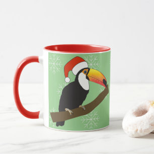 illusima Toucan Christmas Snowflakes Tasse