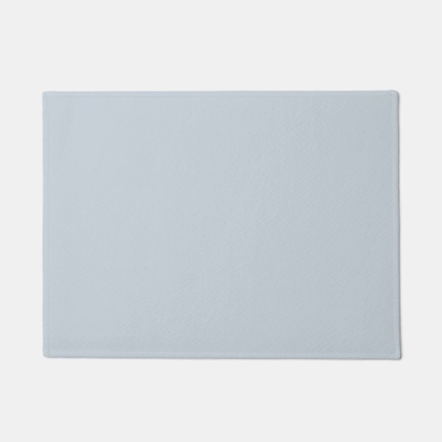 Illusion Blue Solid Color Fußmatte (Vorderseite)