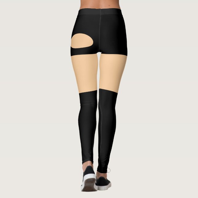 Illusion Cutout-Leggings Leggings (Rückseite)