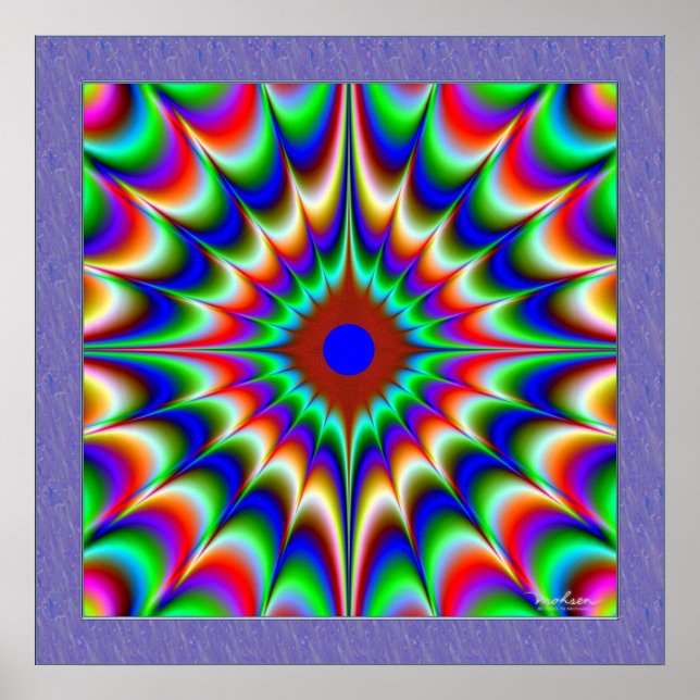Illusion der Strahlungsenergie Poster (Vorne)