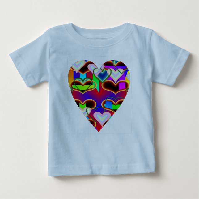Illusion des Herzens von Kenneth Yoncich Baby T-shirt (Vorderseite)