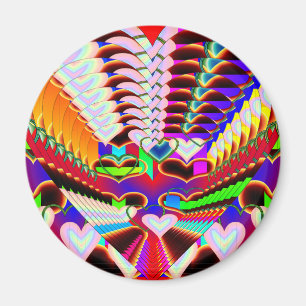 Illusion des Herzens von Kenneth Yoncich Magnet