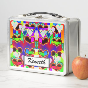Illusion des Herzens von Kenneth Yoncich Metall Lunch Box