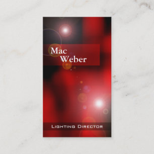 Illusionen - Beleuchtungs-Direktor Tech Lighting Visitenkarte