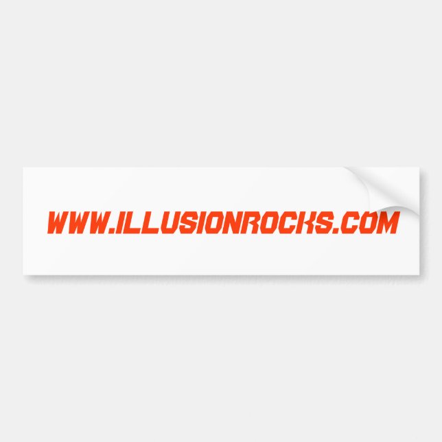 Illusions-Autoaufkleber Autoaufkleber (Vorne)