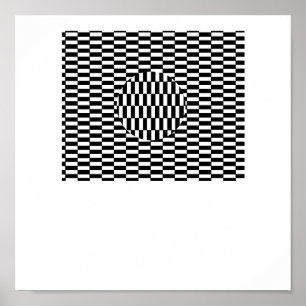 Illusionsplakat Poster