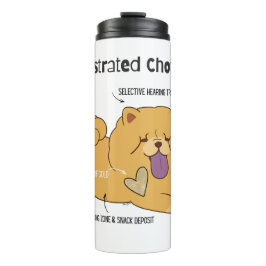 ILLUSTRATED CHOW THERMOSBECHER