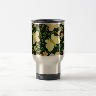 Illustrated Flowers Travel Mug Reisebecher