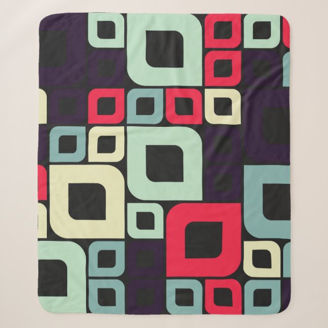 Illustration abstrakter Geometrie, computergestütz Sherpadecke (Vorderseite)