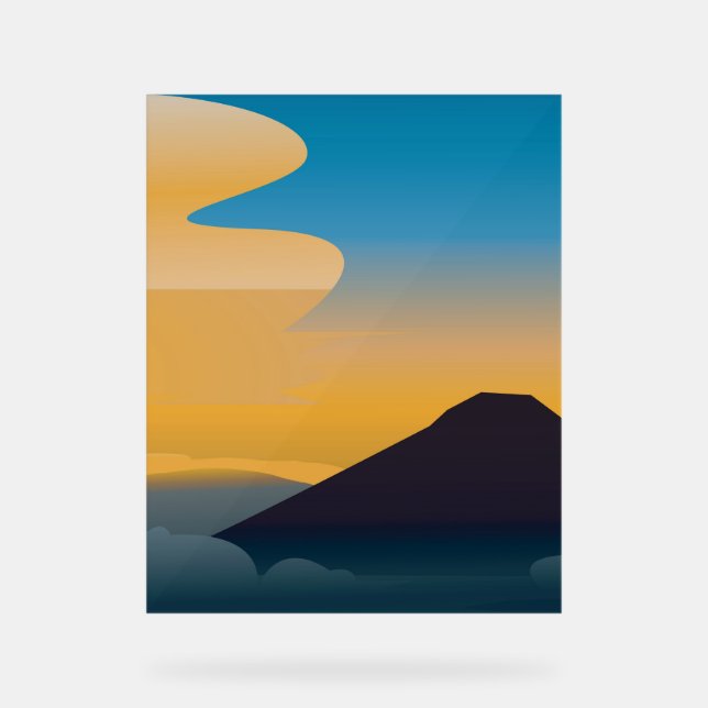 Illustration Acrylschild