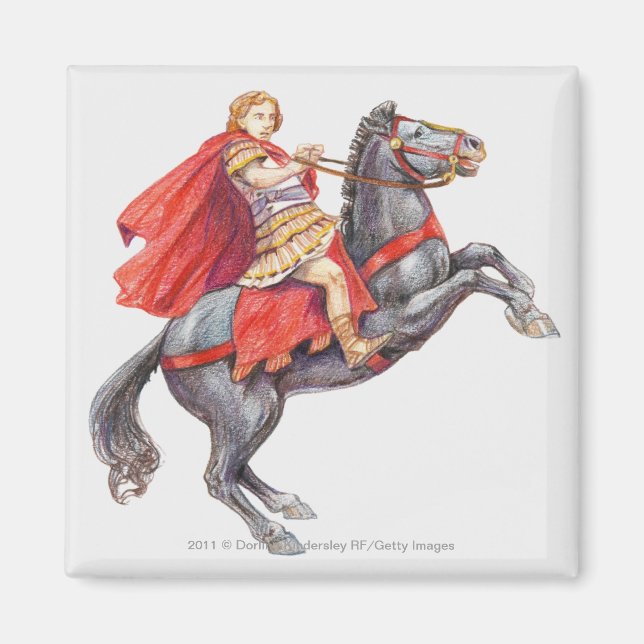 Illustration Alexander des Großen Magnet (Vorne)