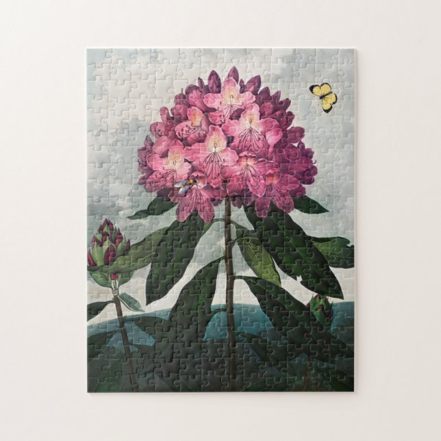 Illustration alter Blumen Puzzle (Vertikal)