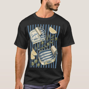 Illustration alter Sardinen-Dose T-Shirt